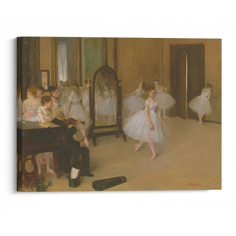 The Dancing Class (ca. 1870) - Edgar Degas - Canvas Print