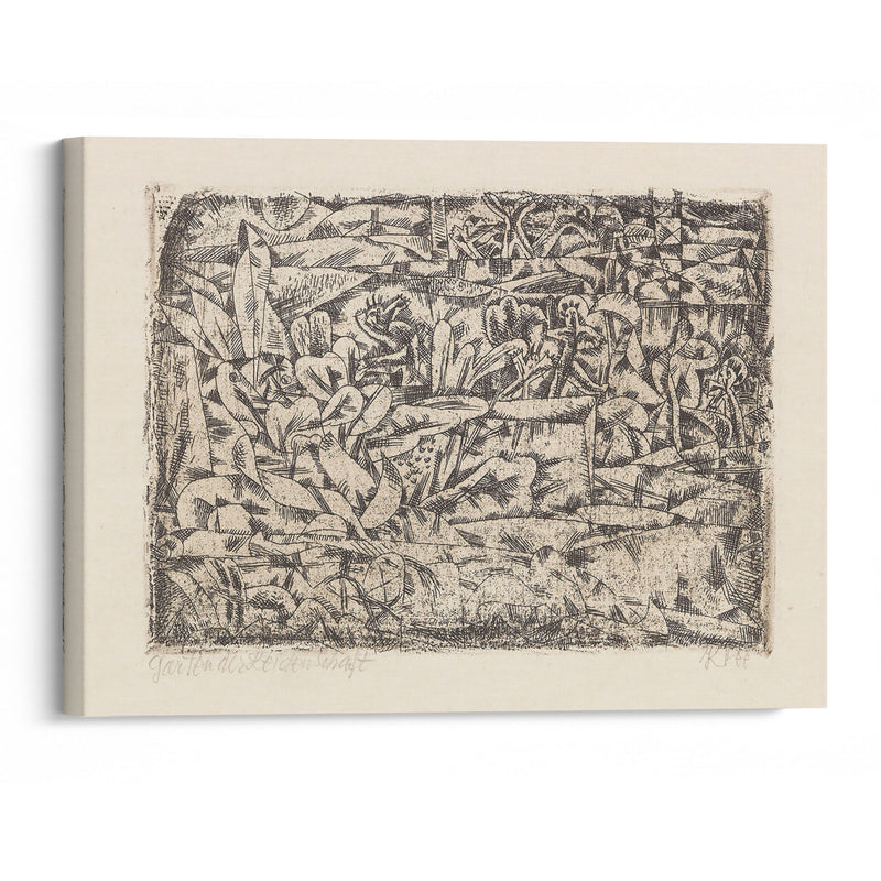 Garten der Leidenschaft (1913) - Paul Klee - Canvas Print
