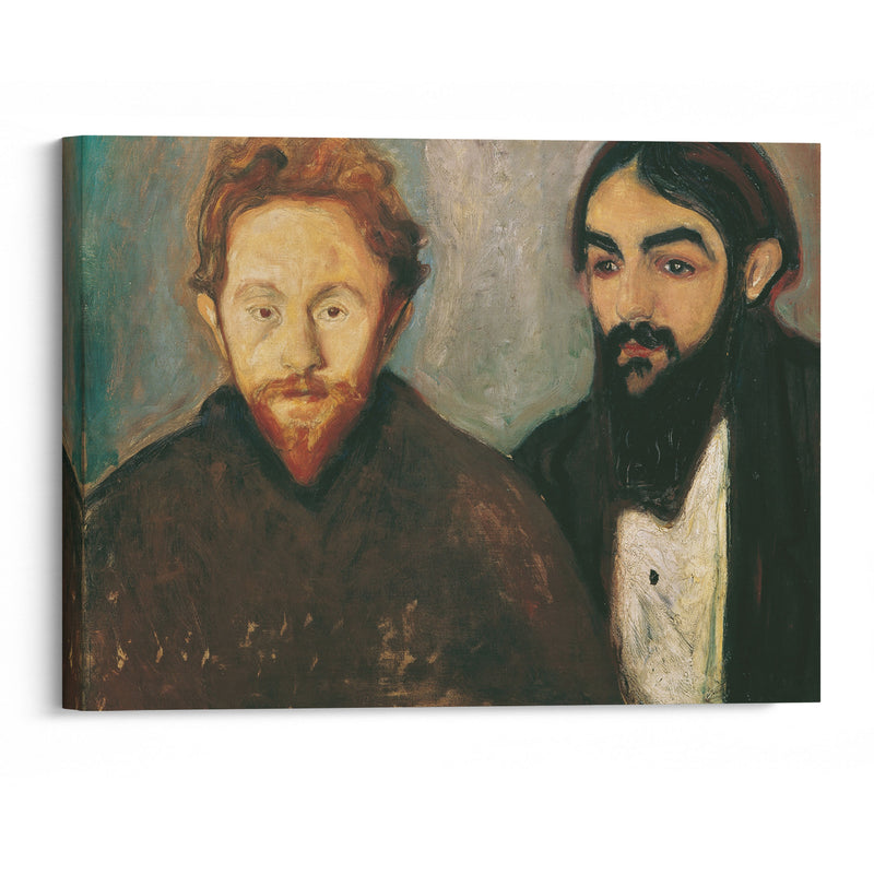 Der Maler Paul Herrmann und der Arzt Paul Contard (1897) - Edvard Munch - Canvas Print