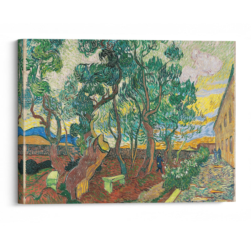 The Garden of Saint-Paul Hospital (1889) - Vincent van Gogh - Canvas Print