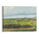 Landscape With Wall And Orchard - Gustave Courbet - Canvas Print
