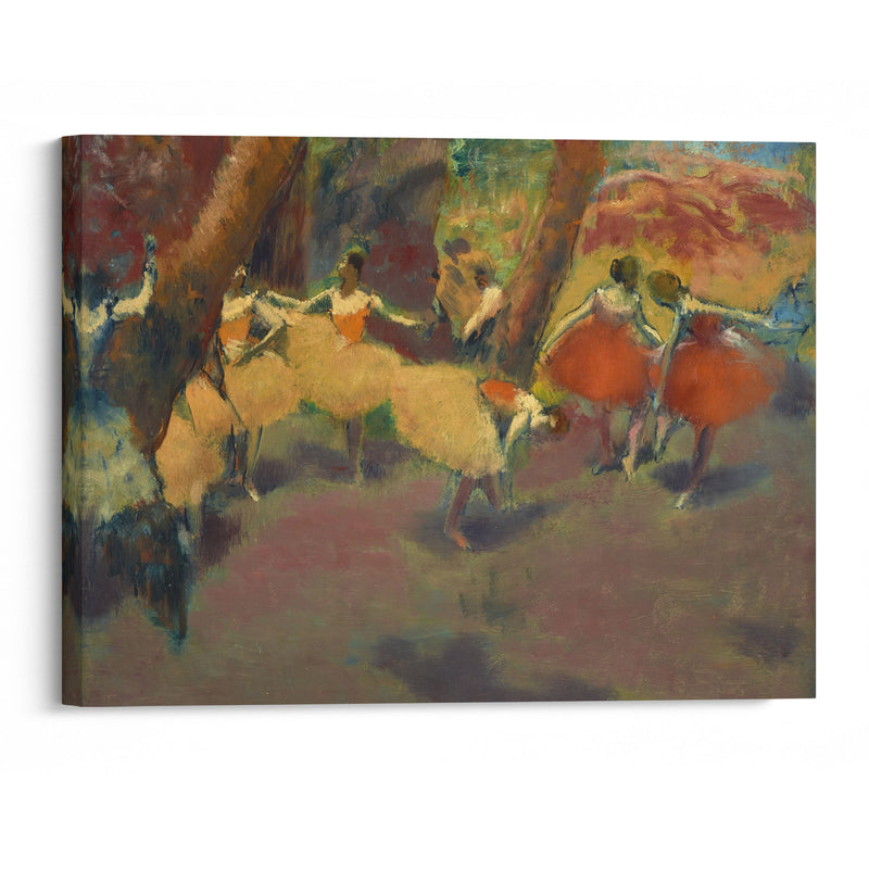 Before The Performance - Edgar Degas - Canvas Print