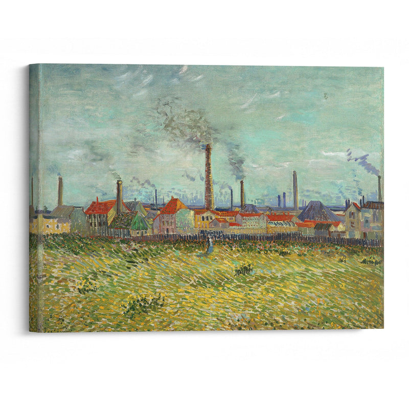 Factories at Clichy (1887) - Vincent van Gogh - Canvas Print - UAIO LMT