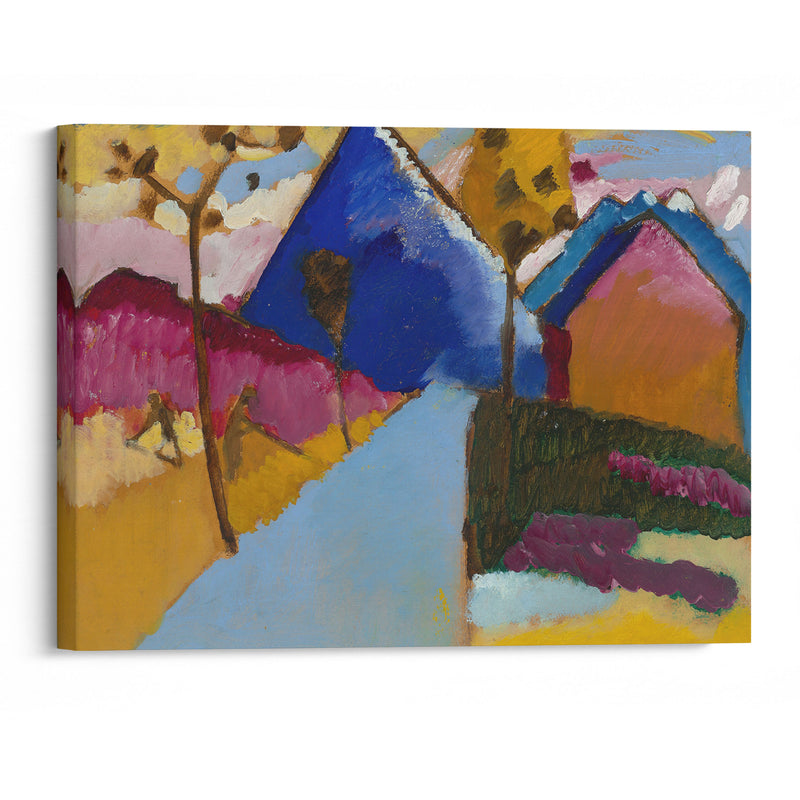 Kochel – Straight Street (1909) - Wassily Kandinsky - Canvas Print