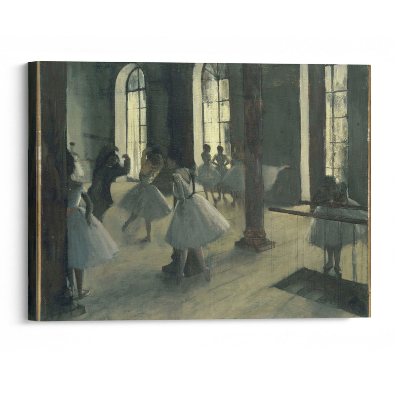 La Répétition Au Foyer De La Danse - Edgar Degas - Canvas Print