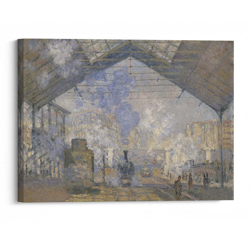 The Saint-Lazare Station (1877) - Claude Monet - Canvas Print