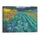 Cabbage Field (1915) - Edvard Munch - Canvas Print