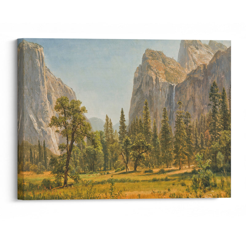 Bridal Veil Falls, Yosemite Valley, California (1871-1873) - Albert Bierstadt - Canvas Print