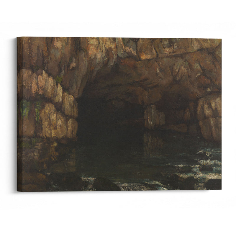 La source de la Loue (The Source of the Loue)  (circa 1864) - Gustave Courbet - Canvas Print