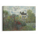 The Artist’s Garden in Argenteuil (A Corner of the Garden with Dahlias) (1873) - Claude Monet - Canvas Print