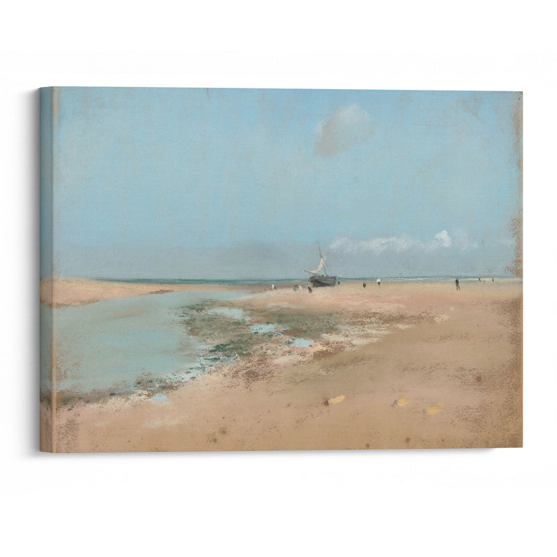 Beach at Low Tide (Mouth of the River) (1869) - Edgar Degas - Canvas Print