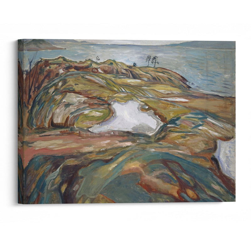 Coastal Landscape (1918) - Edvard Munch - Canvas Print