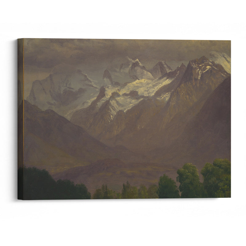 In the High Mountains - Albert Bierstadt - Canvas Print