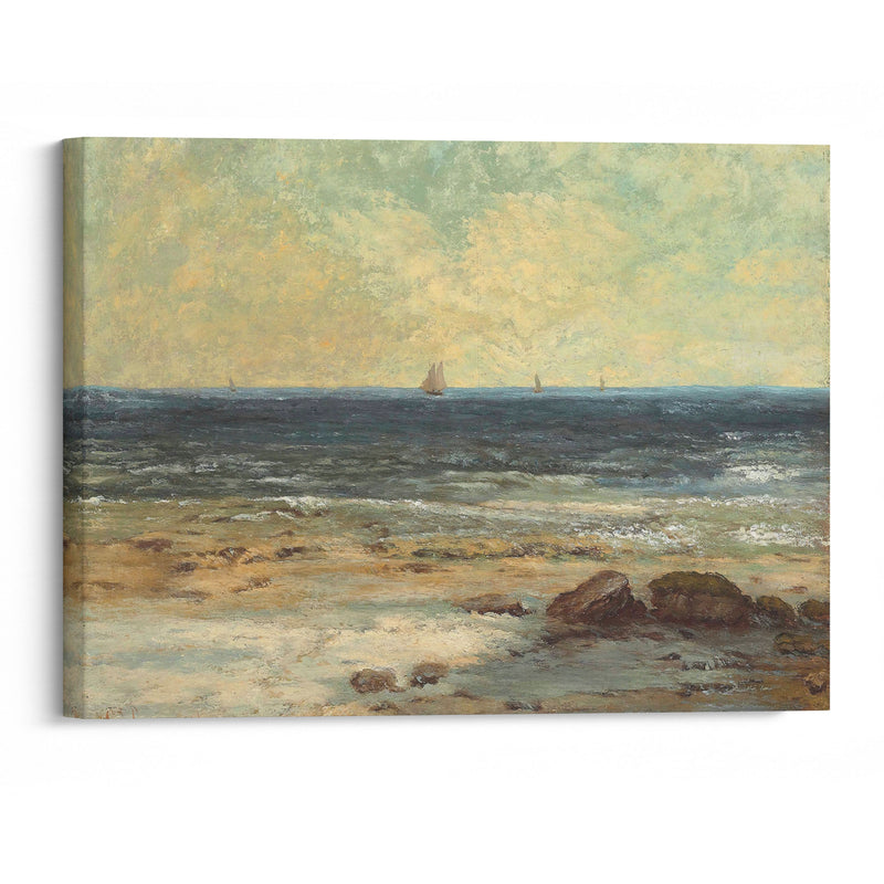 Bords de la Mer, Palavas - Gustave Courbet - Canvas Print