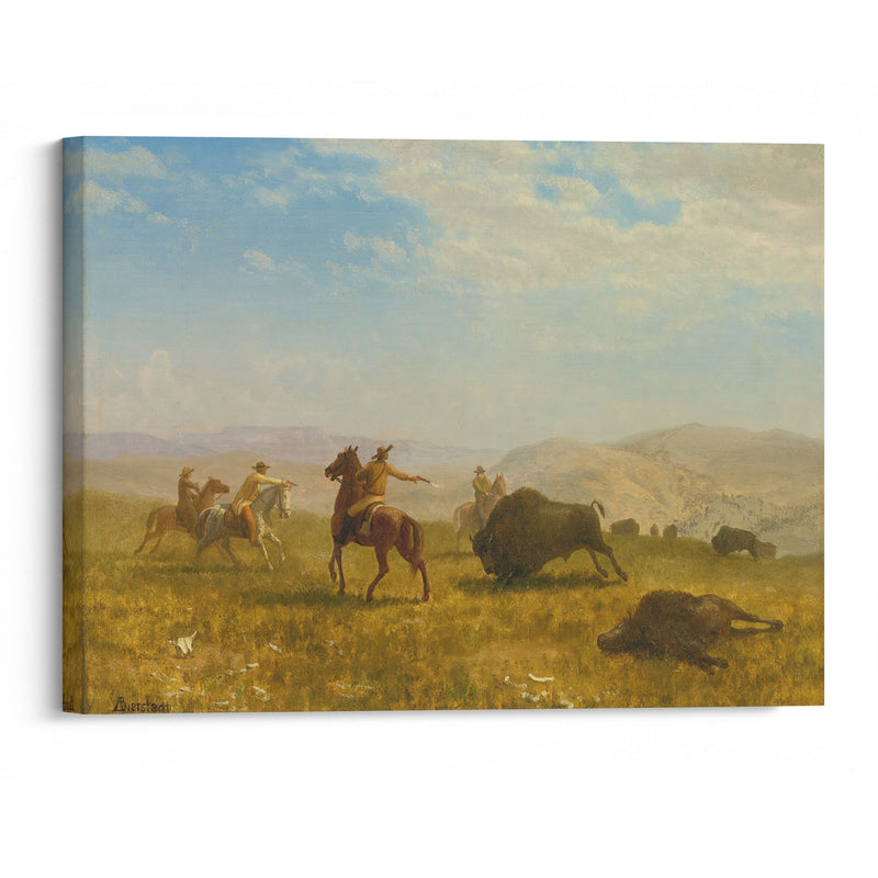 The Wild West - Albert Bierstadt - Canvas Print