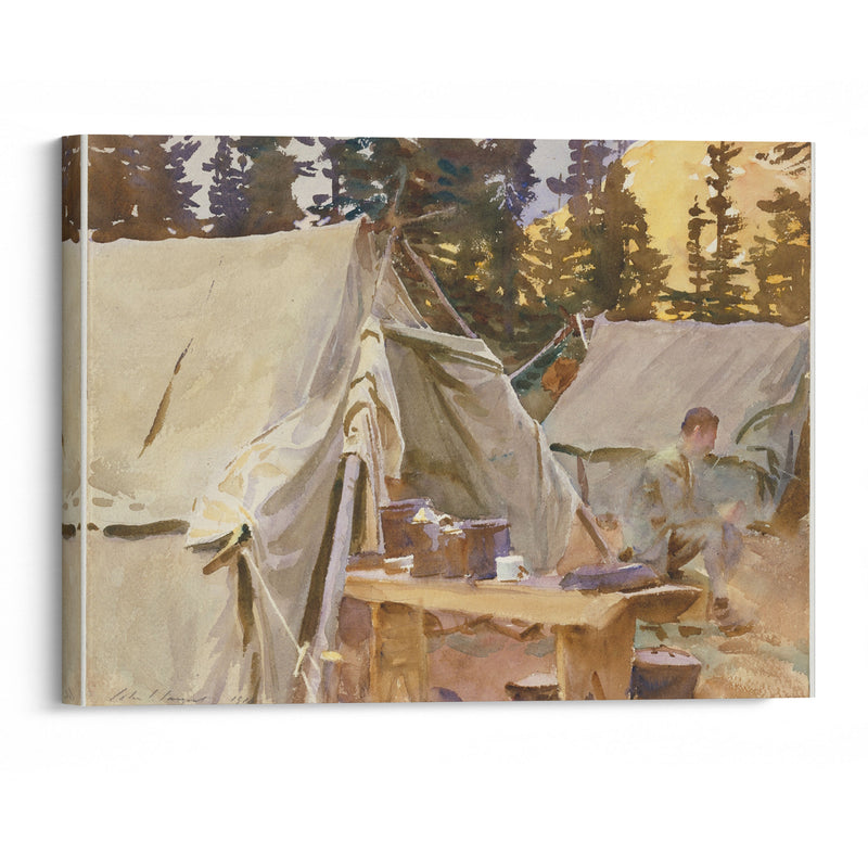 Camp at Lake O’Hara (1916) - John Singer Sargent - Canvas Print