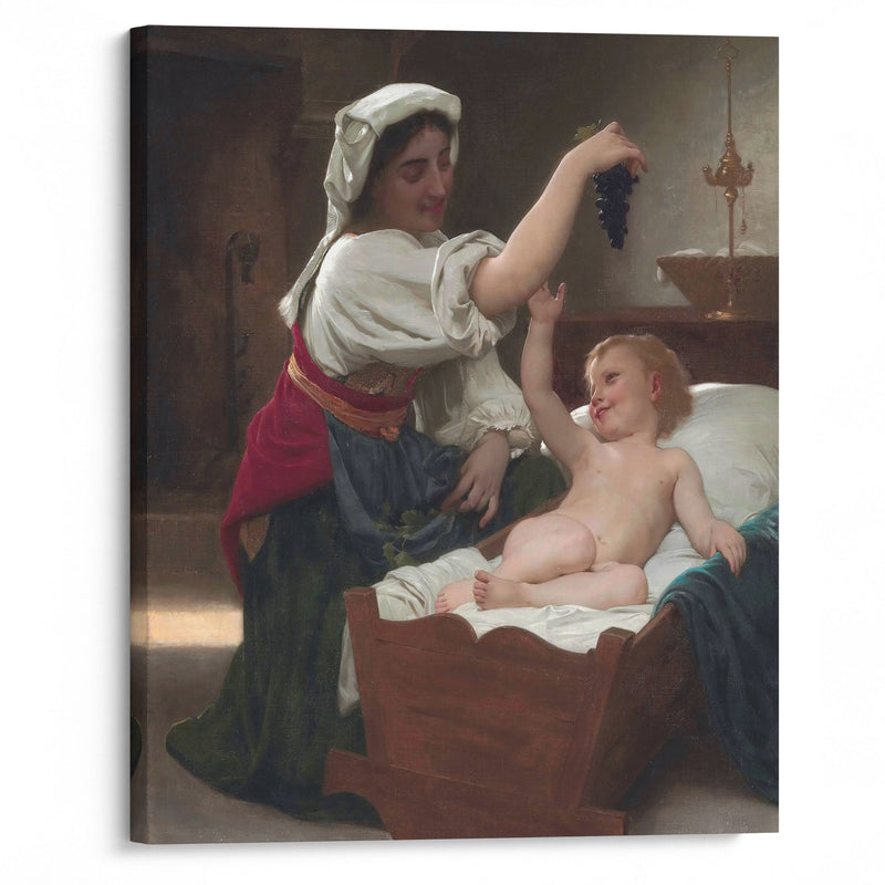 The Bunch Of Grape (1868) - William Bouguereau - Canvas Print