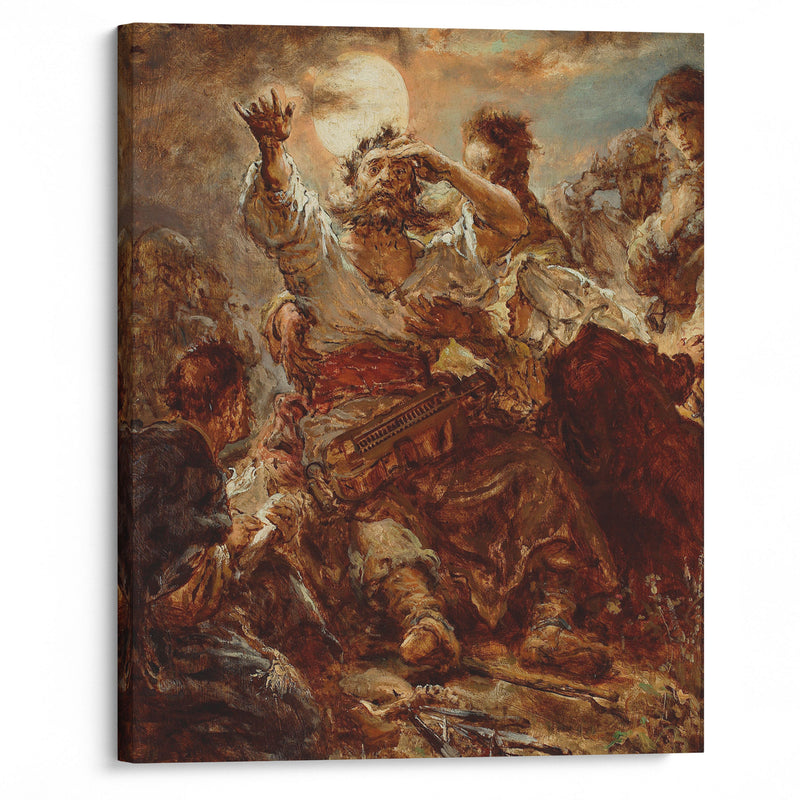 Sketch for the painting “Wernyhora” (1875) - Jan Matejko - Canvas Print