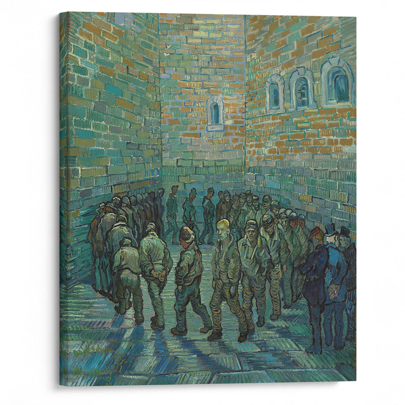 The Prison Courtyard (1890) - Vincent van Gogh - Canvas Print - UAIO LMT