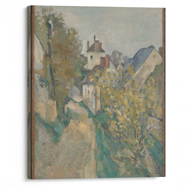 The House of Dr. Gachet in Auvers-sur-Oise (1872–73) - Paul Cézanne - Canvas Print