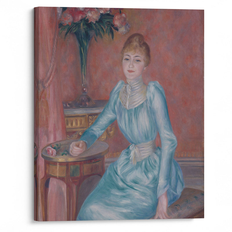 Portrait de Madame de Bonnières (1889) - Pierre-Auguste Renoir - Canvas Print