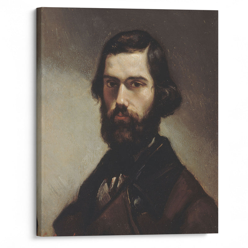 Portrait de Jules Vallès (1861) - Gustave Courbet - Canvas Print