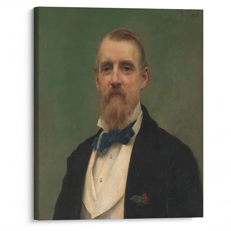 Samuel P. Avery (1822–1904) (1876) - Raimundo de Madrazo y Garreta - Canvas Print