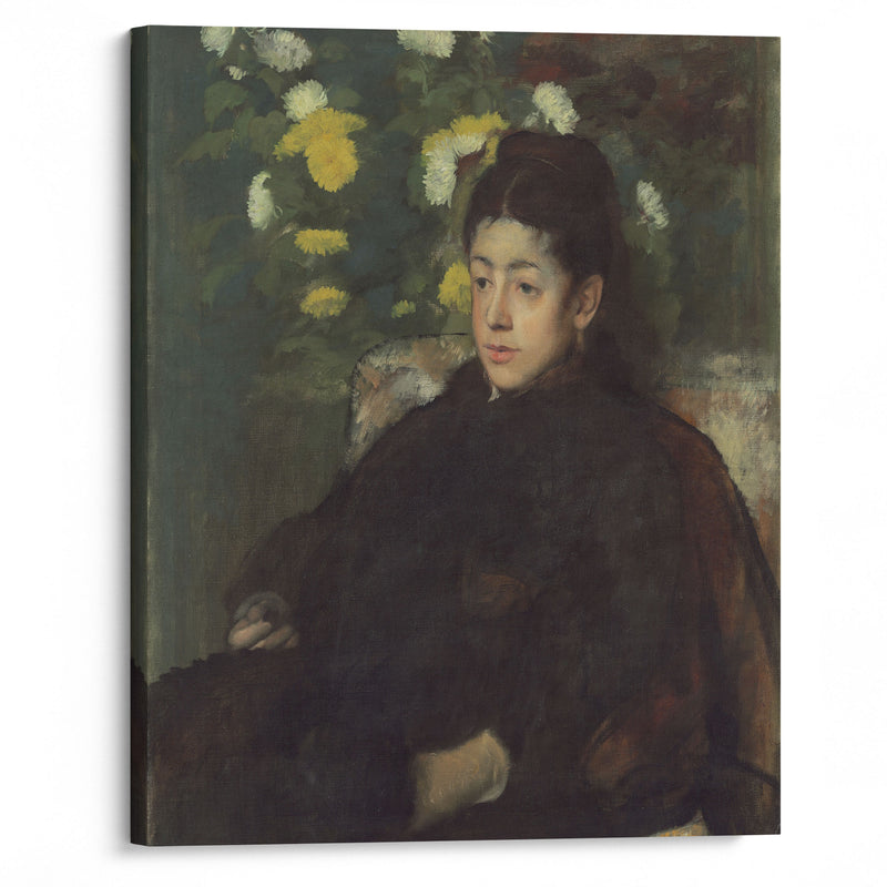 Mademoiselle Malo (c. 1877) - Edgar Degas - Canvas Print