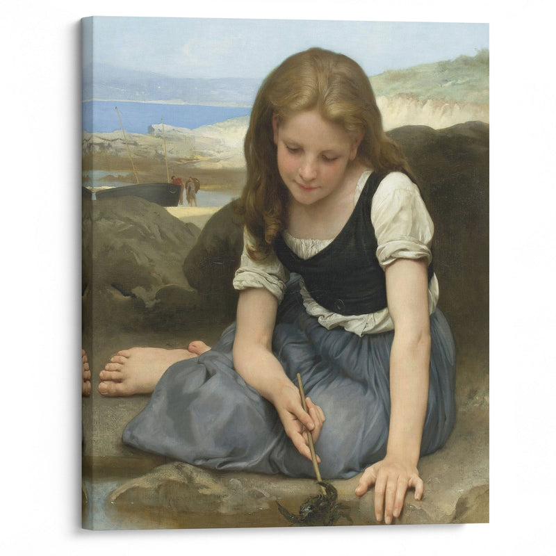 Le Crabe (1869) - William Bouguereau - Canvas Print