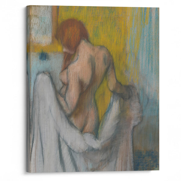 Woman with a Towel (1894) - Edgar Degas - Canvas Print