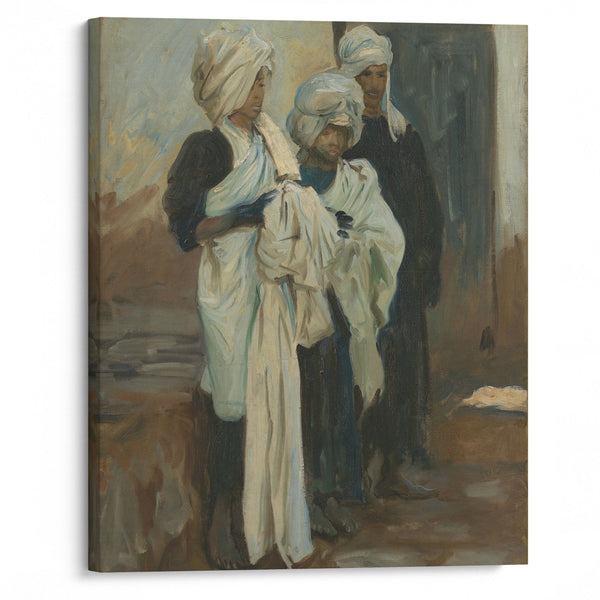 Egyptian Indigo Dyers (1891) - John Singer Sargent - Canvas Print