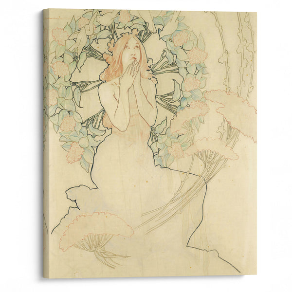 Study for Monte Carlo - Alphonse Mucha - Canvas Print