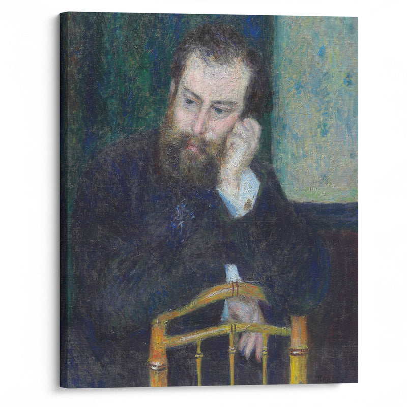 Alfred Sisley (1876) - Pierre-Auguste Renoir - Canvas Print