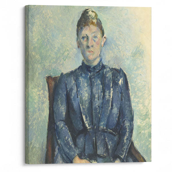 Portrait of Madame Cézanne (Circa 1890) - Paul Cézanne - Canvas Print