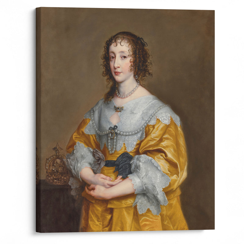 Portrait of Queen Henrietta Maria - Anthony van Dyck - Canvas Print