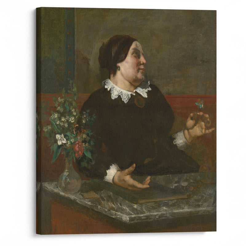 Mère Grégoire (1855) - Gustave Courbet - Canvas Print