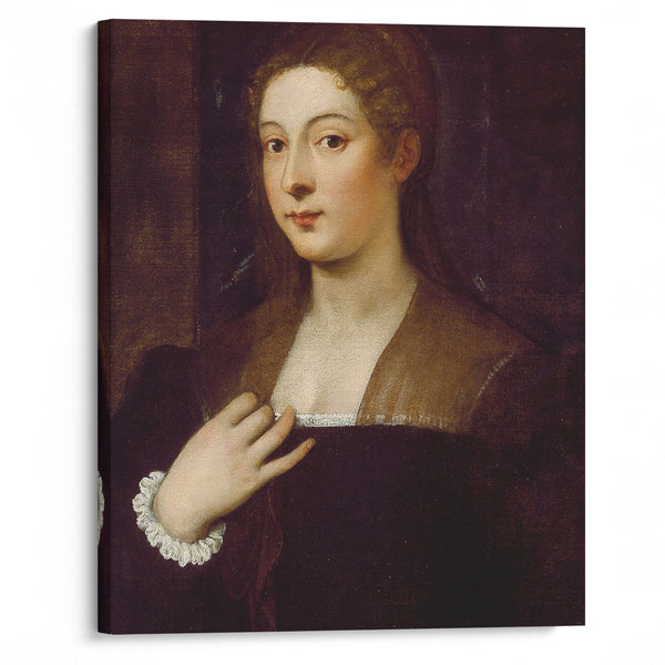 Portrait of a Lady (c. 1530) - Titian - Canvas Print