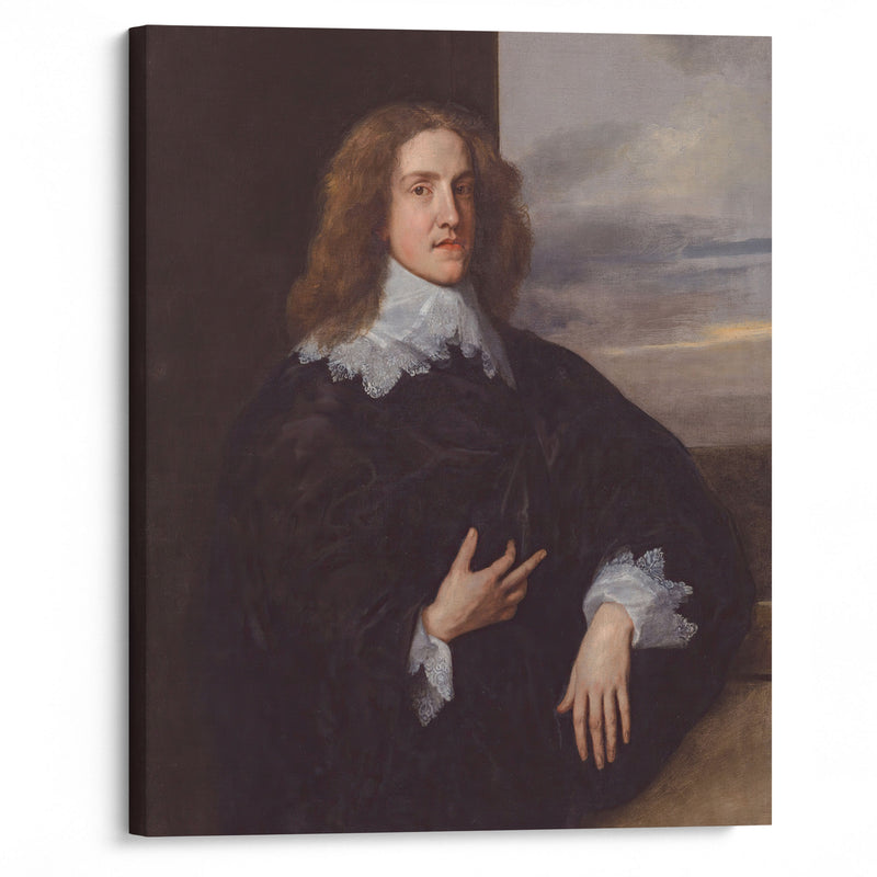 Young Gentleman (ca. 1640) - Anthony van Dyck - Canvas Print