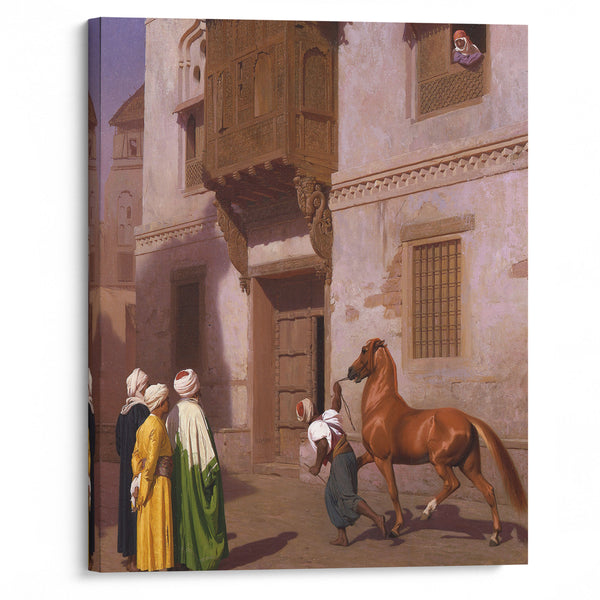 The Horse Market (1867) - Jean-Léon Gérôme - Canvas Print