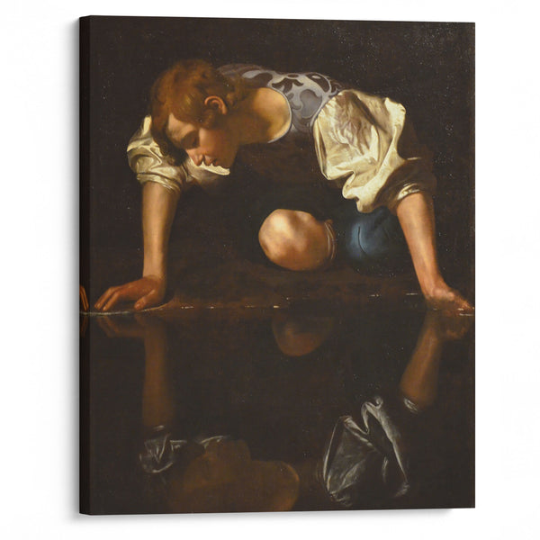 Narcissus (1597–1599) - Caravaggio - Canvas Print