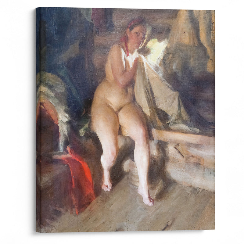 In the Loft (1904) - Anders Zorn - Canvas Print