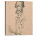 Caricature of Mario Uchard (c. 1858) - Claude Monet - Canvas Print