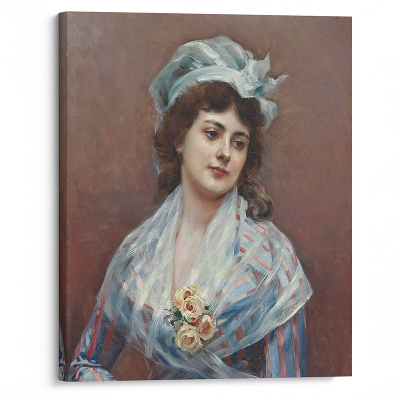 Contemplation - Raimundo de Madrazo y Garreta - Canvas Print