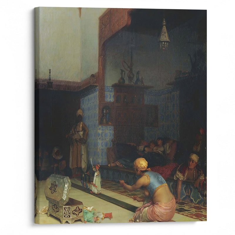 Marionettes In The Harem - Theodoros Ralli - Canvas Print