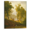 The Wolf River, Kansas (ca. 1859) - Albert Bierstadt - Canvas Print