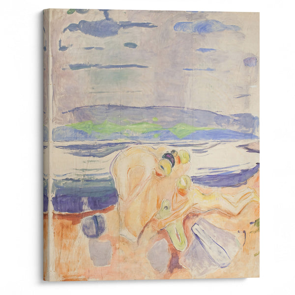 Alma Mater; Exploring Children (1914–15) - Edvard Munch - Canvas Print