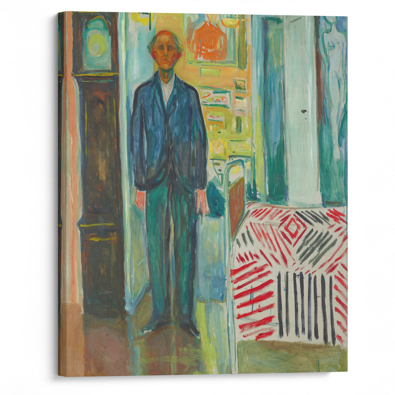 Self-Portrait (1940–1943) - Edvard Munch - Canvas Print