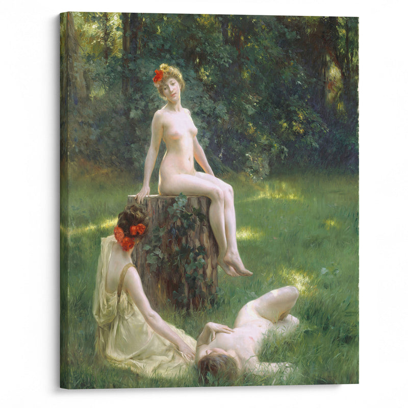 The Glade (1900) - Julius Leblanc Stewart - Canvas Print