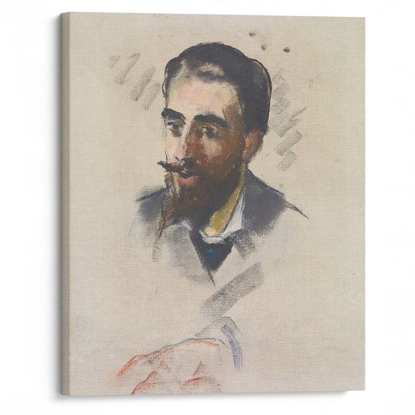 Jeune Homme À Barbe Blonde (circa 1881) - Édouard Manet - Canvas Print