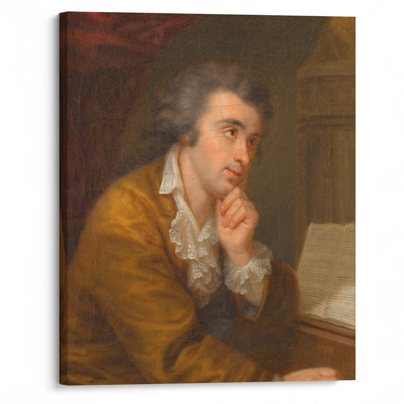 Josef Wölfl (Komponist und Pianist) (around 1795) - Johann Baptist von Lampi the Elder - Canvas Print